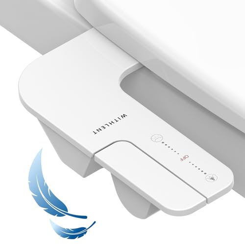 Bidet para WC Bidet para Inodoro No Eléctrico,doble boquilla, accesorio de bidé, ahorro de papel, fácil control, taharet (blanco)