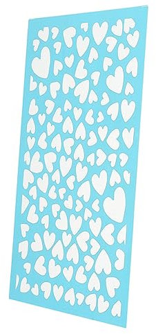 VILLFUL 1blatt Siebdruck-schablone Für Bastelarbeiten Wiederverwendbare Tonschablone Für Polymer Clay Schmuckdesign Und Diy Deko Für Kreative Projekte Und Kinderhände