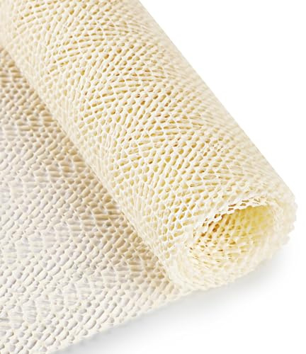 LOOFORE 120X180 cm Anti Slip Rug Underlay, Cuttable PVC Rug Gripper Antislip Matting, Multipurpose Anti Slip Mat Antislippery Mat Underlay Liner