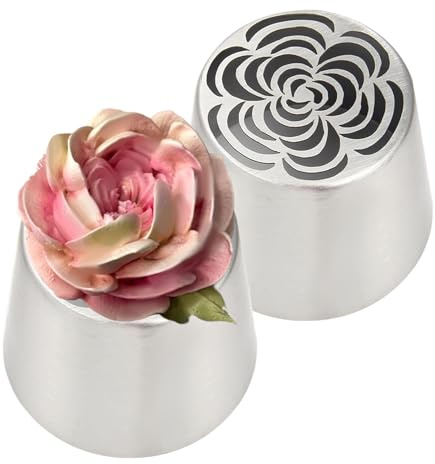 Piping Tips - Cake Frosting Munstycke | Extra Dekorationsspetsar, Glasyrverktyg I Rostfritt Stål, Rörmunstycke För Blomkräm, Dekorationstillbehör För Bakning Av Tårtor, Tillbehör FörGlasy
