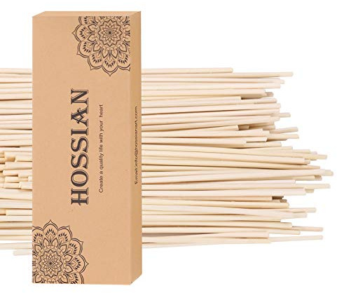 HOSSIAN 7 Inch Reed Diffuser Sticks,-Diffuser Sticks-Reed Diffuser- Reed Sticks Aroma Diffuser Sticks for Aroma Fragrance(100 PCS) (Primary Color 7 Inch)