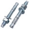 SKIR'CO Ancoraggi a cuneo zincati M12 x 120 mm, tasselli in metallo, bullone di ancoraggio, ancoraggio per muratura, ancoraggio per calcestruzzo, 10 pezzi