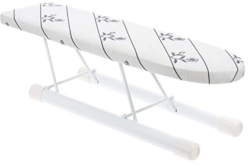 KOCKSHION Foldable Iron Board Mini Tabletop Sleeve Ironing Board for Shirts and Clothes, Compact Design with Stable Bracket, Non-slip Bottom, Easy to Carry, Home Use
