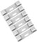 ABOOFAN 6 Piezas Clips de Reparación para Accesorios de Metal para Reemplazo de Cortinas Fijadores para Ventanas Instalación Rápida y