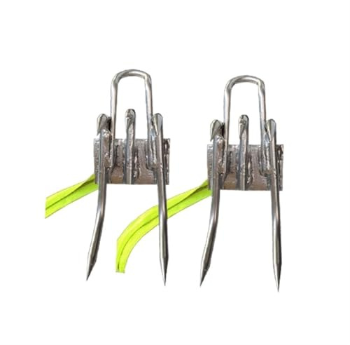 YFDGD Tree Climbing Equipment Tree Climbing Magic Tools Cat's Claw Foot Buckle On Capture Picking Iron Shoes(Carbon steel 5-prong strap model)