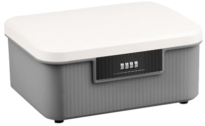 Boîte à médicaments de verrouillage - Étui sécurisé par mot de passe, conteneur de stockage sécurisé, boîte de rangement pratique, utilitaire spacieux -Transporteur | Utilisation fiable pour les