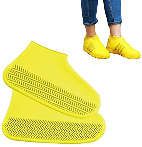 Copriscarpe impermeabili in silicone antiscivolo, riutilizzabile, lavabile, adatto per giorni di pioggia, neve