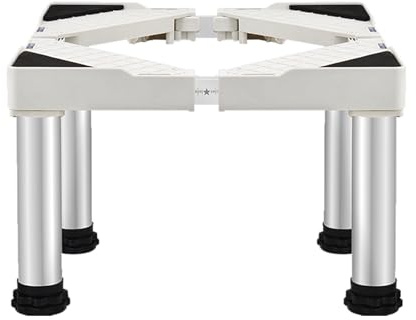 TYTFTDLD Base de réfrigérateur Support de Machine à Laver réglable Hauteur 39-41 cm, Base de Lave-Vaisselle avec 4 Pieds Robustes, Charge 300 kg pour Sécheuse Armoire de réfrigérateur (39-41cm)