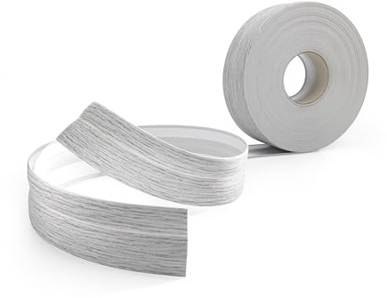 Quest Plinthe Souple Autoadhésive - 32 mm x 23 mm - Plinthe en PVC de finition autocollante - Pour l'intérieur, mur, sol, salle de bain, salon - flexible, décoratif, (Bouleau foncé, 15m)