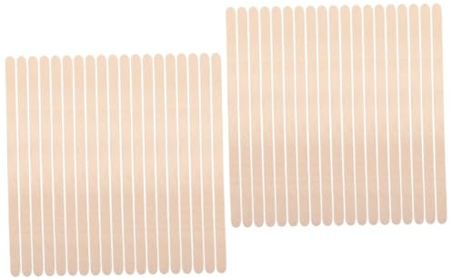 BESTYASH 2 Sätze Wachsstab Holzschild Set Haarentfernung Für Frauen Und Männer Kleine Wachsstäbchen Jumbo Haarstock Remover Der Oberlippenhaare Wachsstreifen Gesicht Vorwachs 100 Stück * 2