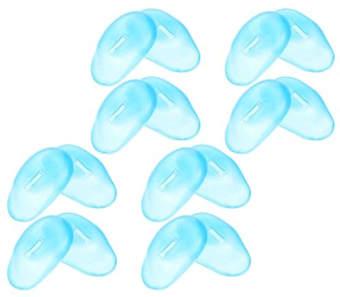 BESTOYARD 8 Pairs Silicone Hair Colour Ear Covers Hair Dye Ear Protectors for Shampoo