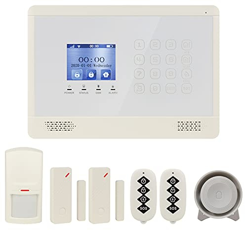 Wolf Guard WT4BX 4G WiFi Home Security Alarmanlage Bausatz für Hausalarmanlagen Tuya Smartlife APP Alexa Google
