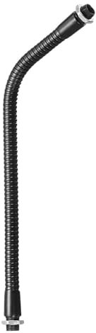 PATIKIL 10 Microphone Col-de-cygne, M10 Filetage Métal Universel Tuyau Flexible Bras Col-de-cygne Tube Extension pour Multifonction Bricolage, Noir