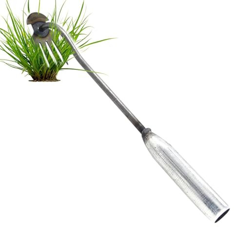 Evember Strumento estrattore sarchiatore, estrattore sarchiatore | Strumento per estrarre le radici Strumento per diserbo per sradicamento a 4 denti - Strumento per la rimozione manuale del diserbo ad