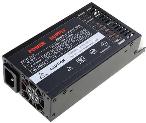 Fuente de alimentación para juegos de 110-264 V 600 W con ventilador de operaciones 1U Flexs ATXs PSU para K39 ITX Case protección contra cortocircuitos