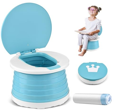 Portable Foldable Potty for Toddlers 2-in-1 Travel Potty Kids Training Toilet Seat