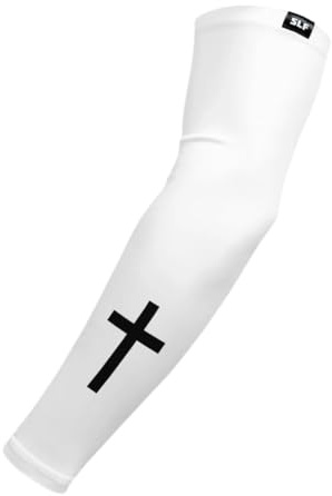 Faith Cross White Arm Sleeve