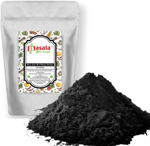 Activated Charcoal Powder Natural Food Grade Premium Quality by Masala Cottage® 25g-1.9kg (50g)