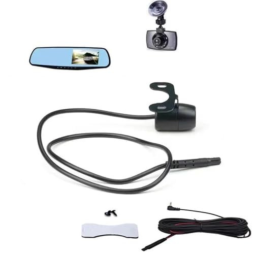 Caméra de recul Caméra de Vue pour arrière de Voiture HD 5 Broches pour caméra vidéo de Vision Nocturne inversée 12LED caméra de stationnement pour Grand Angle 170 degrés(C)