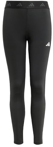 adidas Mädchen TECHFIT 7/8 LEGGINGS, black/carbon/white, 13-14 Years