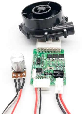 NKBSDKM Mini ventilateur à air centrifuge sans balais 7040-24 V CC 6,5 Kpa avec pilote et interrupteur pour imprimante 3D VzBoT HevORT