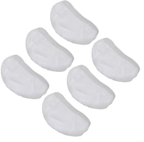 Mikrofaser-Wischtuch-Ersatz-Pads, kompatibel mit Smart 100 und handlichen Dampfreinigern, maschinenwaschbare Reinigungspads für Matratze, Sofa, Auto, Innenschrank, Möbel, 6 Stück