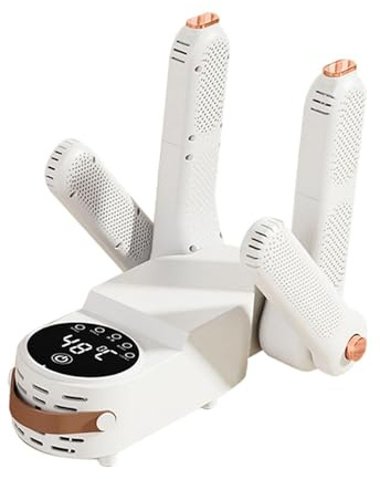 Milageto Sèche-chaussures pliable avec minuteur intelligent et chauffe-chaussures pour le ski, l'hôtel, la maison, les et les vacances. Idéal comme