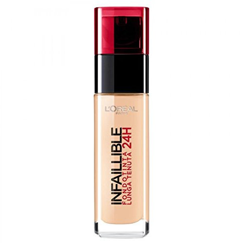 L'ORÉAL MAYBELLINE BASE INFAILLIBLE 24H 260 SOLEIL DORE - Gold - Satin Finish - Voller Deckkraft - Langanhaltend & Feuchtigkeitsspendend - Flasche - Make-up - Foundation
