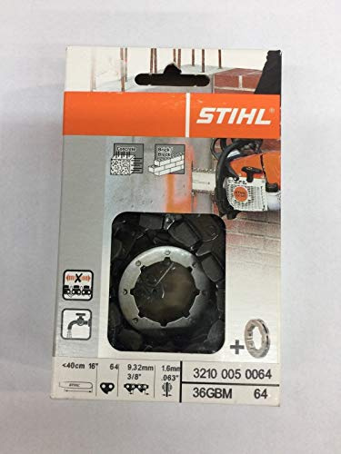 Stihl 36GBM 64E Kettenschlaufe mit Felge, Niedriges Profil, 36 cm, Kettensägenglied