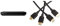 Sony UBP-X700 4K Ultra HD Blu-Ray Disc Player - Black & Amazon Basics High-Speed 4K, Ultra HD, HDMI 2.0 Cable - 1.8m / 6 Feet (2-Pack) (Latest Standard) Supports Ethernet, 3D, Audio Return