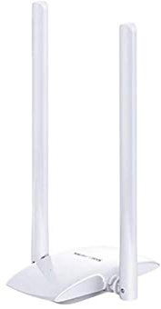 MERCUSYS Adaptador USB inalámbrico N300 de Alta Ganancia con Dos Antenas de 5 dBi de Alta Ganancia y 2 MIMO para PC/Escritorio/portátil, Compatible con Windows 10/8.1/8/7/XP (MW300UH)