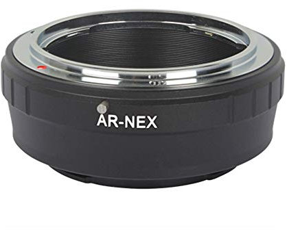 AR-NEX - Adattatore, per obiettivo Konica AR compatibile con fotocamere E-Mount NEX-3, NEX-C3,NEX-F3, NEX-3N,NEX-5,NEX-5N,a3000,a3500,a5000,a6500,a7,a7R; AR-NEX