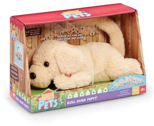 Pitter Patter Pets Roll Over Puppy Electronic Pet For Children From 3 Years Electronic Puppy Cute Toy Toddler Electronic Toy Doggy Toy Dog Toy For Kids