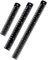 TPZORJX 3 Stücke Edelstahl- Lineal - Metall Lineale, Doppelseitenskala Ruler, Schneidelineal, Stahllineal,Edelstahl Lineal, Taschenlineal Metall für Engineering, Lehre und Büro Zeichnungen(Schwarz)