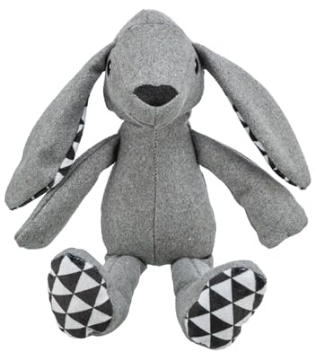 TRIXIE Hundespielzeug Hasen-Plüschtier, ohne Geräusch – 39 cm | Kuscheliger Spielgefährte aus weichem Plüsch – zum Schmusen, Tragen und Spielen für Welpen und erwachsene Hunde