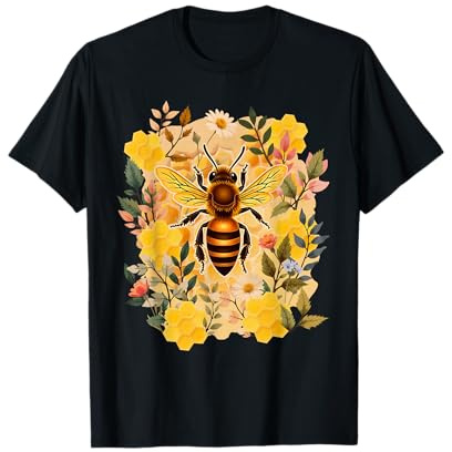 Apiculteur apicultrice abeilles fleurs & cire apiculture T-Shirt