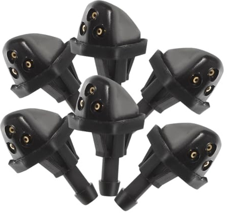 PAMINGONO 6piezas Boquillas Rociadoras Para Limpiaparabrisas De Coche De Huecos Para Lavado De Parabrisas Compatible Varios De Vehículos