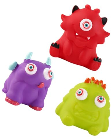 VERDANVERSE 3 Stück Stressabbau Spielzeug Kleine Weiche PVC und TPR Tiere zum Quetschen Leichtes Fingerspielzeug für Sensorik und Party Mitgebsel