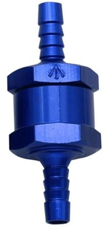 Válvula de retención de combustible sin retorno, válvula unidireccional de aleación de aluminio de 6 a 12 mm para línea de agua diésel y gasolina, evita el reflujo para carburador