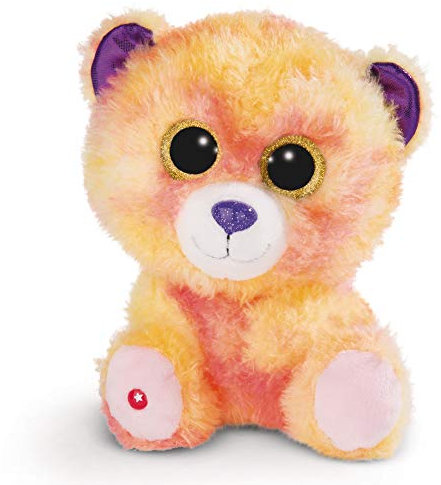NICI Glubschis: Das Original – Glubschis Bär Sugardoo 25 cm – Kuscheltier Bär mit großen Augen – Flauschiges Plüschtier mit großen Glitzeraugen – Schmusetier für Kuscheltierliebhaber – 45564