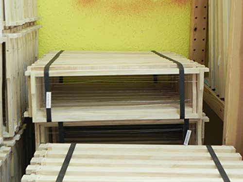 20 Rähmchen halb 2fach gedrahtet 110mm h DNM waagerecht geöst gedrahtet (2,52€/St.) Holz Imker Imkerei Bienen Segeberger Rahmen