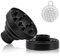Diffusore Capelli Ricci Diffusore Capelli Pieghevole Silicone Phon Diffusore per Capelli Ricci e Mossi Diffusori con Massaggiatore Capelli per Diametro 1.57-1.97 | Nero