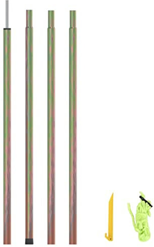 Lauuoeriau Sunshade Sail Pole 250 cm Galvanised Steel