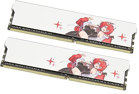 Ausla Módulo de Memoria DDR4 RAM XMP2.0 3600MHz para PC de Escritorio para Juegos Diseño de Aleación de Aluminio Eficiente de Alta Velocidad (16GB (2x8GB))