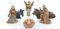 Moranduzzo Nativité 6 Personnages Adaptée à Crèche de 3,5 cm Échelle 1:16 – Micro 3,5 – Figurine Incassable, Style XVIIIe, Peinte à la Main, Sculpteur M. Landi, Fabriqué en Italie
