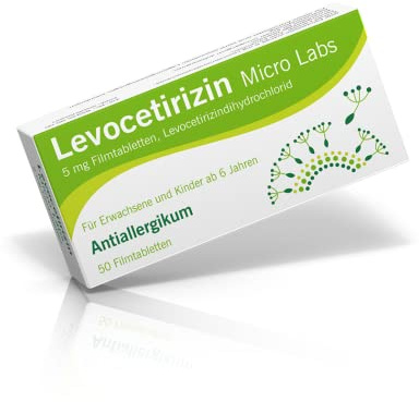 LEVOCETIRIZIN Micro Labs 5 mg Filmtabletten 50 St