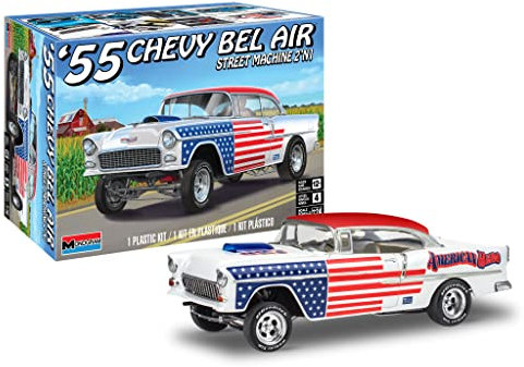 Revell 14519 1955 Chevy Bel Air Street Machine 2N1 Automodell Bausatz 1:24 Cars Model Making
