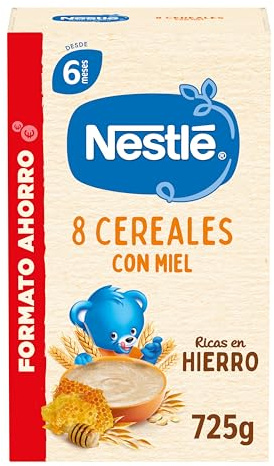 Nestlé Nestle Haferbrei 8 Getreide mit Honig, 725 g