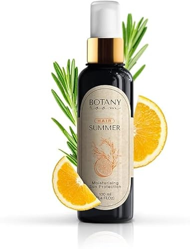 BotanyRoom Hair Summer Spray – för vackert stylat och välskött hår med rosmarin och C-vitamin, en uppfriskande essens av sommaren för revitaliserade, strålande och levande lockar