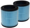PUREBURG Ersatzfilter kompatibel mit Homvana H201 und TEC.Bean JH50G-M Luftreiniger, 2 Stück H13 HEPA 2-in-1 Aktivkohle, 3-stufige Luftfilterung, Staub und VOC